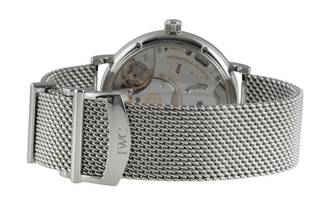 Thumbnail von IWC Portofino Handaufzug Edelstahl Handaufzug Herrenuhr Ref. IW510116 Box & Papiere 2009
