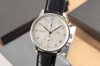 Thumbnail von IWC Portugieser Chronograph Stahl Automatik Herrenuhr Ref. IW371401