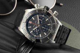 Thumbnail von Breitling Chronomat Super Chronomat B01 44 Chronograph Automatik Ref. AB0136251B2S1 B&P