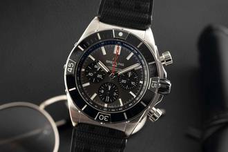 Thumbnail von Breitling Chronomat Super Chronomat B01 44 Chronograph Automatik Ref. AB0136251B2S1 B&P