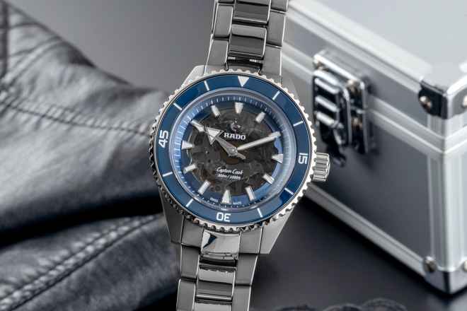  Rado Captain Cook High-Tech Keramik / Titan Automatik Ref. 01.734.6128.3.020 B&P 