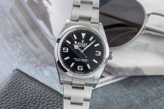 Thumbnail von Rolex Explorer Oyster Edelstahl Automatik Herren Ref. 124270 Box & Papiere 2023