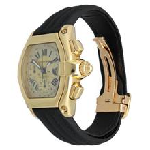 Thumbnail von Cartier Roadster Chronograph XL 18K Gold Champagner-Zifferblatt Ref. 2619 Komplettset