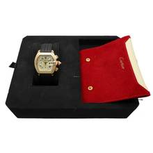 Thumbnail von Cartier Roadster Chronograph XL 18K Gold Champagner-Zifferblatt Ref. 2619 Komplettset