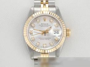 Thumbnail von Rolex Lady-Datejust Edelstahl Gelbgold 750 Diamanten Automatik Gold Stahl Stainless Steel 18kt Yellow Gold Jubilé-band Chronometer Oyster