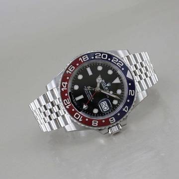Rolex GMT-Master II Pepsi LC 100 Full Set Top Zustand