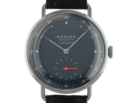 NOMOS Metro Neomatik Glashütte Metro Neomatik Ref.1110 2024 Full Set Neu Metro Neomatik Nachtblau