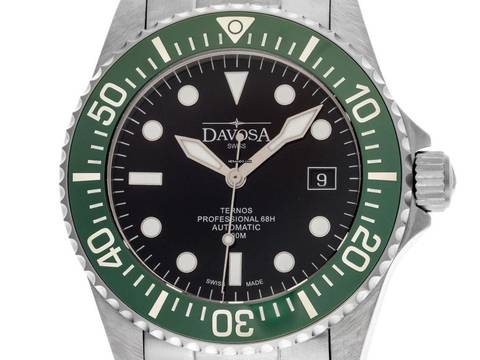 Davosa Ternos Professional 68H Stahl Automatik Armband Stahl 42mm Ref.161.538.70 Box&Pap. Full Set Neu Ternos Professinal 68H