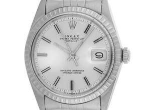 Thumbnail von Rolex Datejust 36 Ref.1603 1972 Box&Beschreibung sehr gut Vintage Datejust Stahl open 6/9