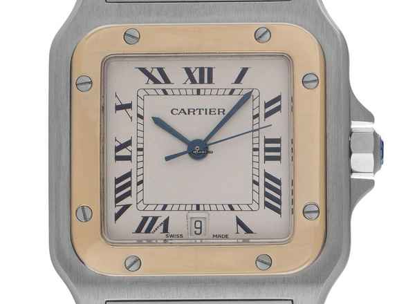  Cartier Santos Galbée GM Großes Modell Ref.1566 1998 Full Set sehr gut Vintage Santos Galbee GM großes Modell 