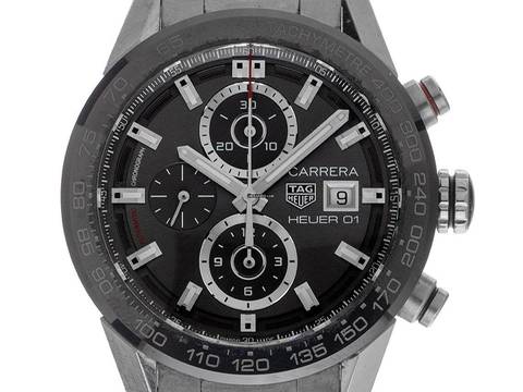 TAG Heuer Carrera Calibre HEUER 01 Ref.CAR201W.BA0714 Bj.2018 Full Set sehr gut Vintage Carrera
