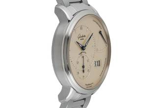Thumbnail von Glashütte Original PanoReserve Stahl Herrenuhr Ref.1-65-01-22-12-71