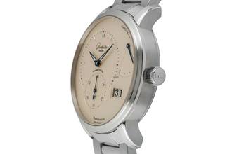 Thumbnail von Glashütte Original PanoReserve Stahl Herrenuhr Ref.1-65-01-22-12-71