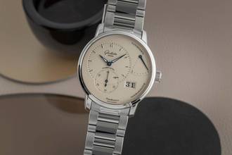 Thumbnail von Glashütte Original PanoReserve Stahl Herrenuhr Ref.1-65-01-22-12-71