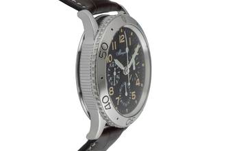 Thumbnail von Breguet Type XX - XXI - XXII Aeronavale Chronograph Stahl Automatik Ref. 3800/ST/92 B&P 1996