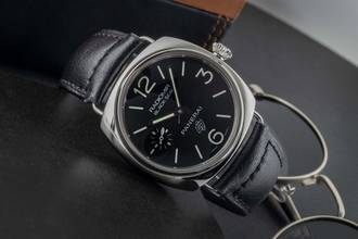 Thumbnail von Panerai Radiomir Black Seal Handaufzug Stahl Herrenuhr Ref. PAM00380 B&P 2014