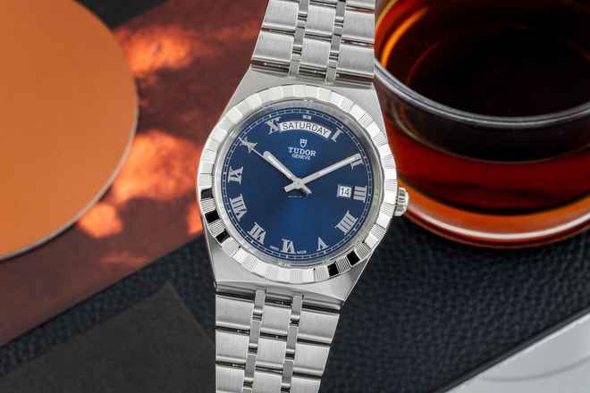 Tudor Royal 41 Otomatik Paslanmaz Çelik Erkek Saat Ref. M28600-0005 B&P 2024