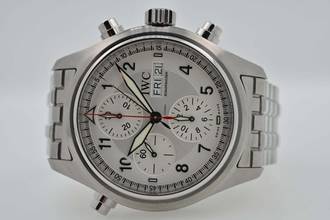 Thumbnail von IWC Fliegeruhr Doppelchronograph Spitfire Flieger Double Chronograph Bracelet IW3713