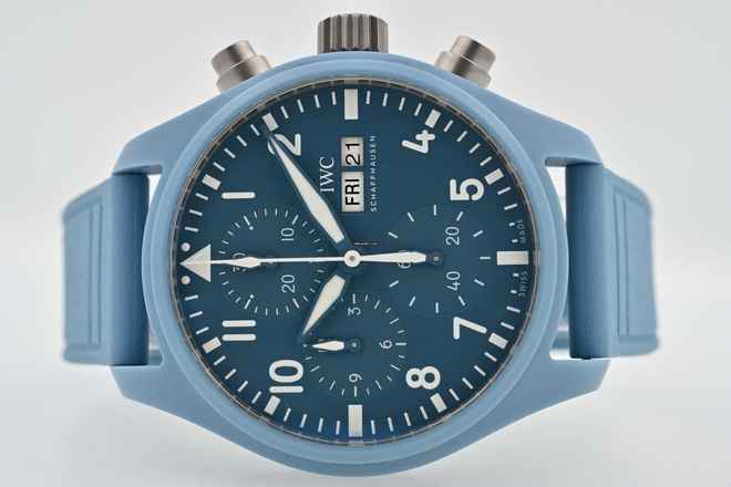  IWC Fliegeruhr Chronograph Top Gun Miramar Fliegerchronograph Pilots Chronograph Top Gun 41 Miramar Blue IW389409 