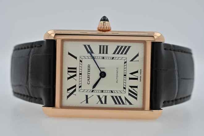  Cartier Tank Louis Cartier 18k Rose Gold WGTA0346 Large 