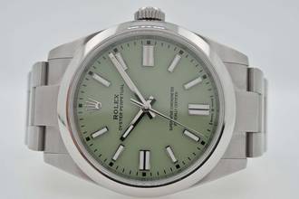 Thumbnail von Rolex Oyster Perpetual Automatik 134300 Pistachio Green