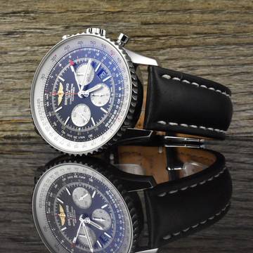 Breitling Navitimer GMT 1 B04 Chronograph GMT 48MM AB0441211 Black Dial 2020 Full Set