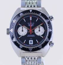 Thumbnail von Heuer Autavia Chronograph Vintage Automatic Cal 12 Klassiker B+P rar