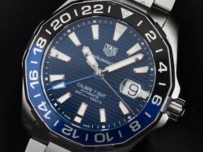 Thumbnail von TAG Heuer Aquaracer 300M Calibre 7 GMT Ref.WAY201T.BA0927 Bj.2022 Full Set sehr gut Vintage Aquaracer