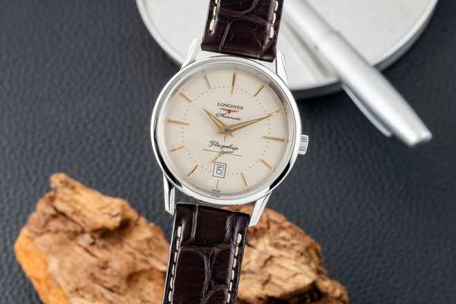 Longines Flagship Heritage Otomatik Paslanmaz Çelik Erkek Saat Ref. L4.795.4.78.2