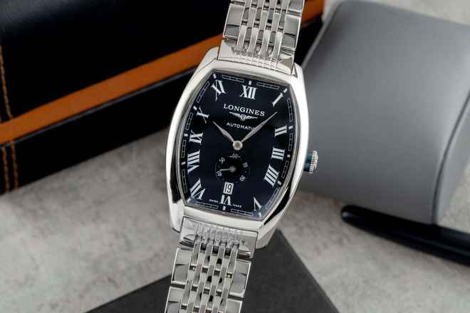 Longines Evidenza Otomatik Paslanmaz Çelik Erkek Saat Ref. L2.642.4 Kutu ve Belgeler