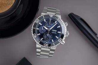 Thumbnail von Oris Aquis Date Chronograph Stahl Automatik Ref. 01 774 7743 4155-07 8 24 05PEB