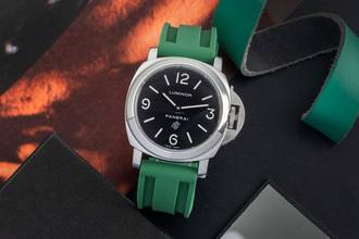 Thumbnail von Panerai Luminor Base Logo 44 Stahl Handaufzug Herrenuhr Ref. PAM00000