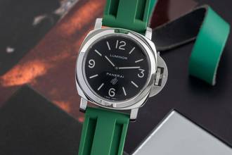 Thumbnail von Panerai Luminor Base Logo 44 Stahl Handaufzug Herrenuhr Ref. PAM00000