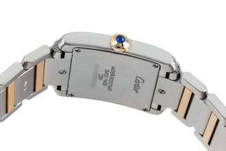 Thumbnail von Cartier Tank Française Edelstahl / Gold Quarz Damenuhr Ref. W51006Q4 2301
