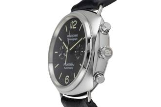 Thumbnail von Panerai Radiomir Chronograph Stahl Automatik Herrenuhr Ref. PAM00369 B&P 2011