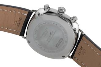 Thumbnail von Panerai Radiomir Chronograph Stahl Automatik Herrenuhr Ref. PAM00369 B&P 2011