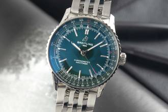 Thumbnail von Breitling Navitimer Automatic 41 Green Herrenuhr Ref. A17329371L1A1