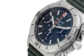 Thumbnail von Breitling Chronomat 42 B01 42 Stahl Automatik Ref. AB0134101L2S1 B&P NP 8800 