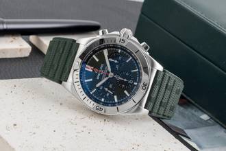 Thumbnail von Breitling Chronomat 42 B01 42 Stahl Automatik Ref. AB0134101L2S1 B&P NP 8800 