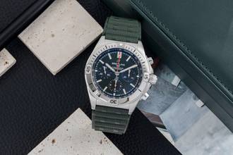 Thumbnail von Breitling Chronomat 42 B01 42 Stahl Automatik Ref. AB0134101L2S1 B&P NP 8800 