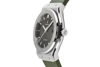 Thumbnail von Hublot Classic Fusion Titan Automatik Green Dial Ref. 542.NX.8970.RX Box
