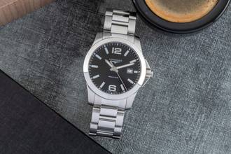 Thumbnail von Longines Conquest Classic Edelstahl Herrenuhr Ref. L3.759.4.58.6 B&P 2018