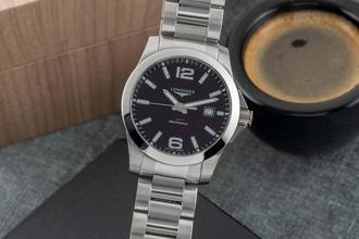 Thumbnail von Longines Conquest Classic Edelstahl Herrenuhr Ref. L3.759.4.58.6 B&P 2018