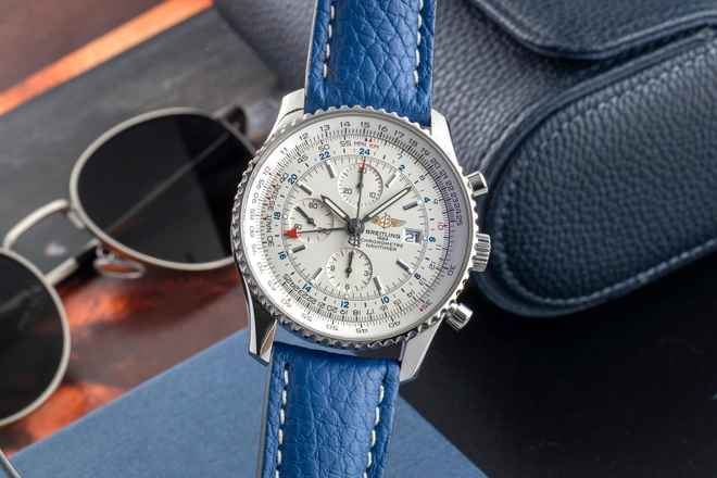Breitling Navitimer World GMT Kronograf Çelik Otomatik Ref. A24322 Evraklar