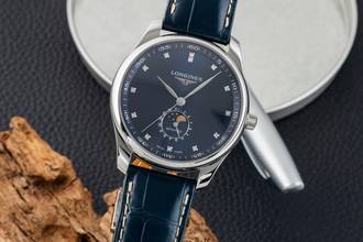 Thumbnail von Longines Master Collection Mondphase Diamanten Ref. L2.919.4.97.0 B&P 2025