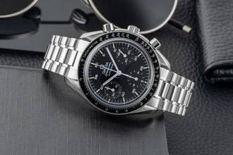 Thumbnail von Omega Speedmaster Reduced Chronograph Stahl Automatik Ref. 3510.50.00 Klassiker