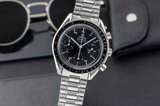 Thumbnail von Omega Speedmaster Reduced Chronograph Stahl Automatik Ref. 3510.50.00 Klassiker