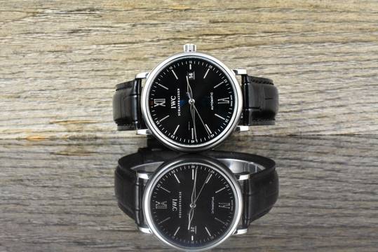 IWC Portofino Automatic 40 Black Dial - Zertifikat 2018
