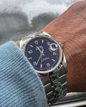 Thumbnail von Tudor Prince Oysterdate 74000N NOS / UNGETRAGEN Blue Dial - Full Set 2007