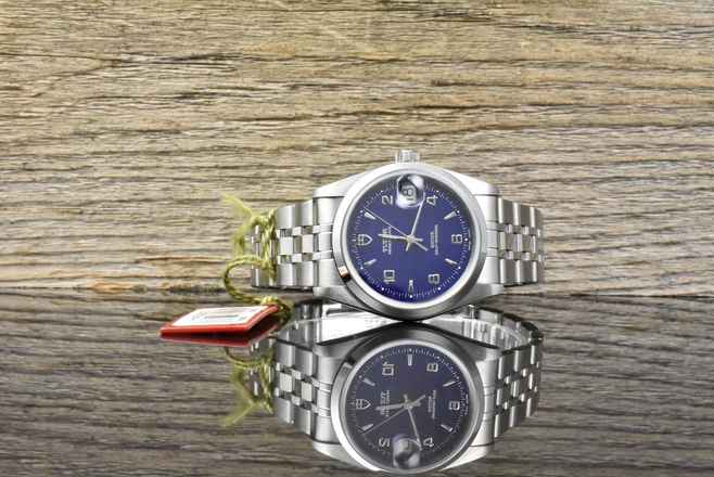  Tudor Prince Oysterdate 74000N NOS / UNGETRAGEN Blue Dial - Full Set 2007 